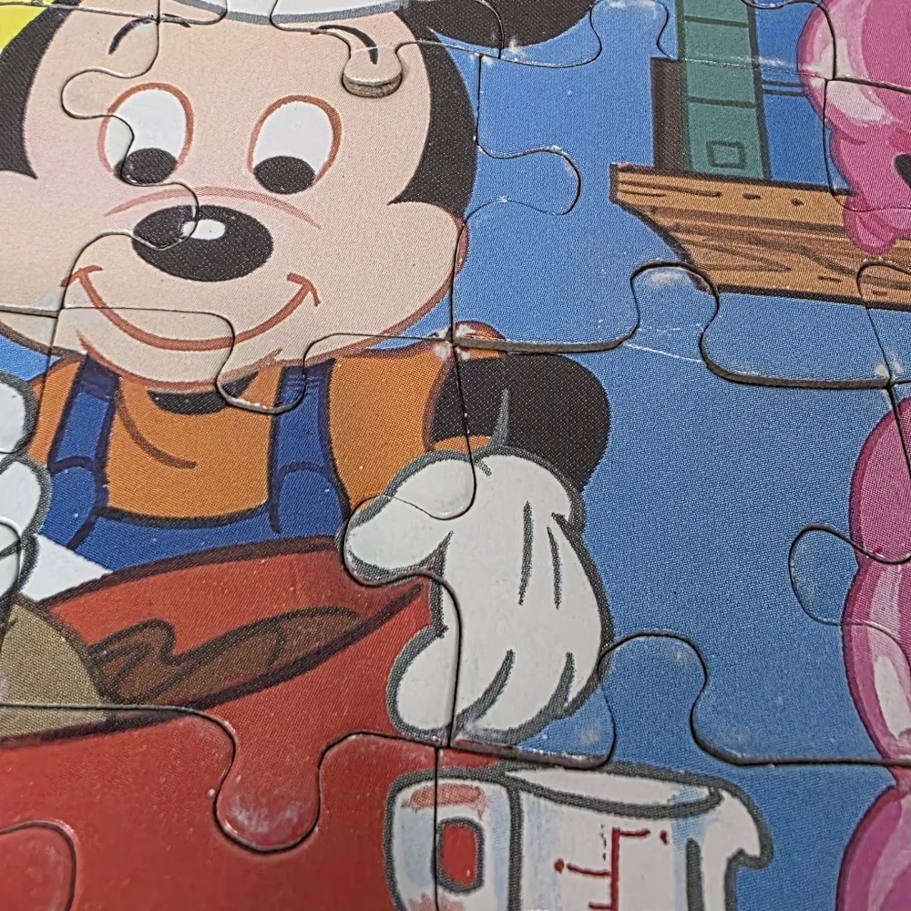 1986 Mickey Mouse Puzzle 100 Piece Puzzle
